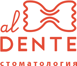 Логотип клиники AL DENTE (АЛЬ ДЕНТЕ)